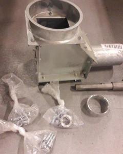 Branch piece 90mm D150 for gear motor 1.5KW M&M